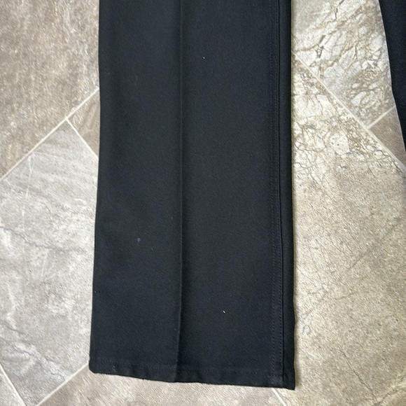 Vintage Men’s Wrangler ranch pants 80's Black Wrangler, Polyester, Bootcut NWOT - Picture 5 of 16